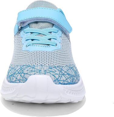 Дитячі кросівки для хлопчика: спортивні, зала, біг, зручні, дихаючі (сірий, синій, 28 EU)