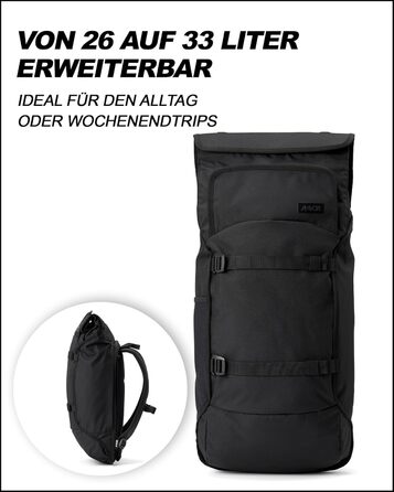 Рюкзак AEVOR Trip Pack 26 л, водонепроникний, для ноутбука 15'', багато кишень, дихаюча спинка, екологічний матеріал