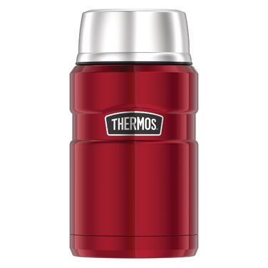 Термос STAINLESS KING із нержавіючої сталі, 0.71 л, для гарячих напоїв, колір журавлиний червоний (Cranberry Red Polished)