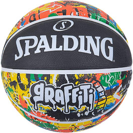 Баскетбольний м'яч Spalding Graffiti Rainbow розмір 5, унісекс, для дорослих