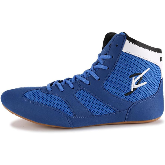 Взуття для боротьби, боксерські туфлі, гумова підошва, чоловічі та жіночі, дитячі, розмір 41 EU, блакитні