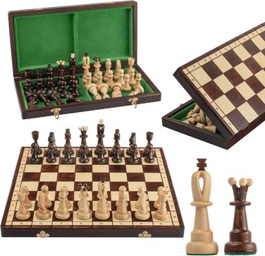 Шахи Master of Chess Superb Diamonds 42 см – дерев'яні, ручна робота, європейські, популярна модель