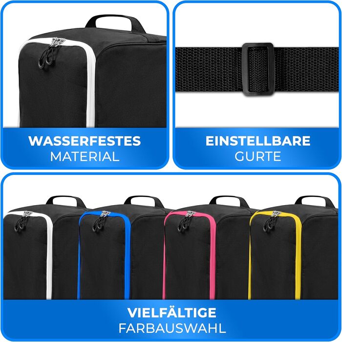 Чохол для лижних черевиків STYNGARD Zermatt 40L з відділенням для шолома та аксесуарами - чорно-білий