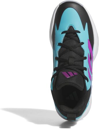 Кросівки баскетбольні adidas Cross 'Em Up Select Unisex, 40 EU, Lucid Cyan/Core Black/Purple Burst