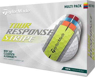 Гольф-м'ячі TaylorMade Tour Response Stripe Multipack 2022 (24 шт.)