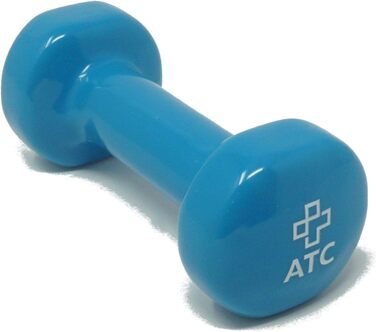 Вінілові гантелі 1 кг, 1 пара ATC Handels GmbH для фітнесу, аеробіки, реабілітації та силових тренувань