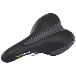 Сідло велосипедне Velo Plush Foam Sportsattel чоловіче чорне для гірського велосипеда 2020