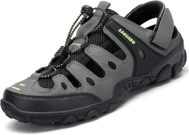 Зручні літні сандалі для чоловіків та жінок Saguaro для туризму та активного відпочинку (45 EU, Зелений)