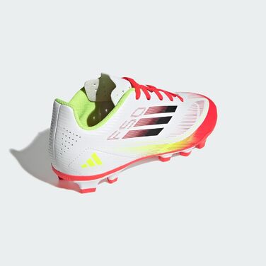 Бутси футбольні adidas F50 Club Messi для унісекс, розмір 38 2/3 EU, білий/чорний/жовтий