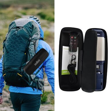 Ліхтар кемпінговий акумуляторний 10000 mAh, 4000 Lm, телескопічний, з пультом, IP45, регульована температура світла (теплий/білий/натуральний)