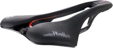 Сідло велосипедне Selle Italia SLR Boost Kit Carbonio Superflow, 145×248 мм, чорне, карбон