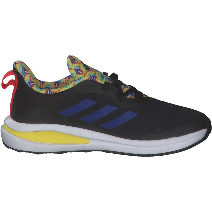 Кросівки Adidas Fortarun K для хлопчиків, розмір 38 2/3 EU, чорний/королівський синій/жовтий