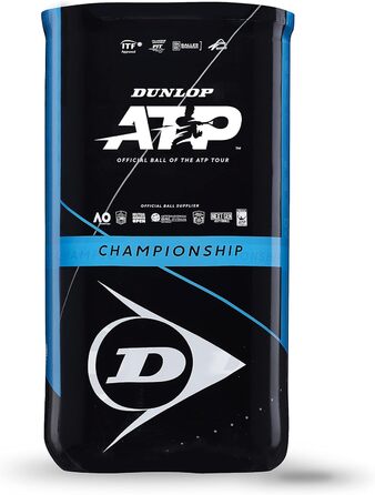 Тенісні м'ячі DUNLOP ATP Championship для ґрунту, хардкорту та трави, набір 8 шт.