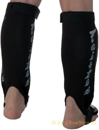 Захист гомілки та стопи Fairtex MMA, неопрен, чорний, L