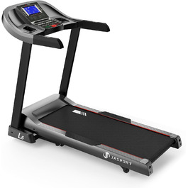 Бігова доріжка L3 для дому, складаний, з тихою амортизацією, Bluetooth, сумісний з Kinomap та Zwift, потужність 4PS, швидкість до 20 км/год, кут нахилу 18%, розмір бігового полотна 1340x480 мм, вантажопідйомність до 120 кг