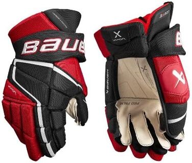 Хокейні рукавички Bauer Vapor 3X Pro Senior 14 дюймів, чорні/червоні/білі