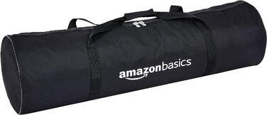 Amazon Basics Комплект для волейболу та бадмінтону, сітка, стійки, аксесуари