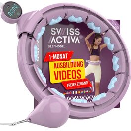 Розумний хулахуп Swiss Activa+ S2 XXL для схуднення та фітнесу, для дорослих