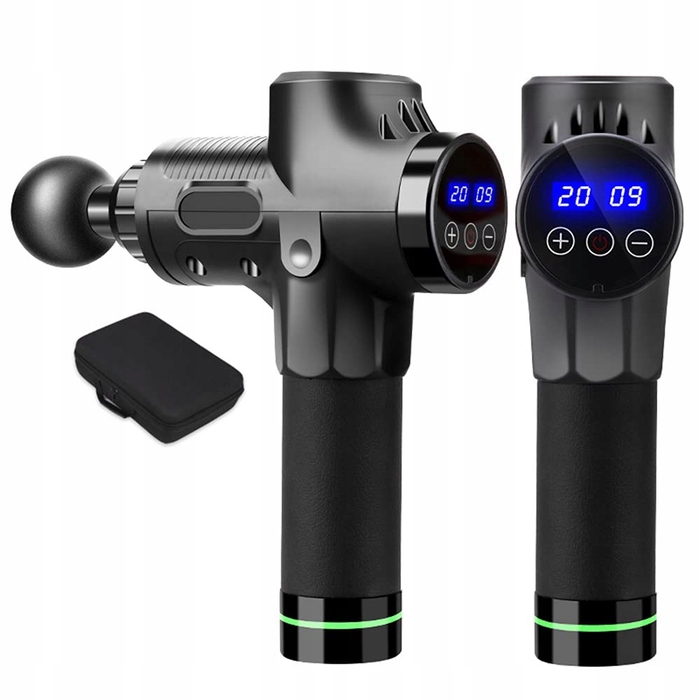 Професійний перкусійний масажер для тіла та спини Massage Gun Pro, потужний акумуляторний пістолет-масажер
