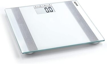 Електронна вага Exacta Deluxe для зважування людей з LCD-дисплеєм, визначенням жиру, води, м’язів і калорій