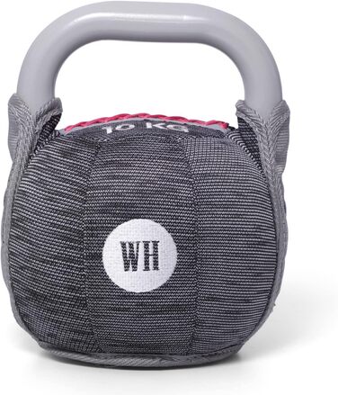 Жіноча фітнес гиря Soft Kettlebell для формування тіла, кондиції та нарощування сили | Текстильний чохол для тренувань вдома (10 кг)