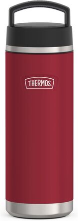 Термос-пляшка THERMOS ICON 710 мл, нержавіюча сталь, ізольована, для напоїв, червоний/ягідний мат, зберігає тепло 18 годин, холод 24 години, герметична, BPA-free, для води, спідмашинне миття