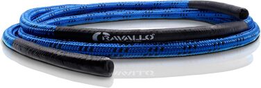 Стрибкове канат Cravallo® Springseil I 3 метри Fatburner Speed Jumping Rope для дорослих, професійний, для боксу, витривалості, MMA, HIIT, блакитний та білий