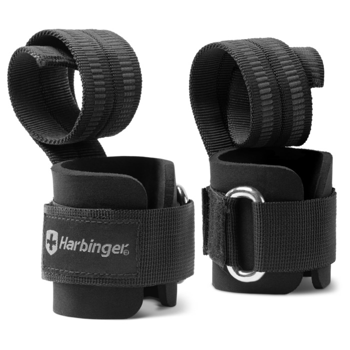 Ремні для підйому ваги Harbinger Big Grip протиковзні з пряжкою, 29 см