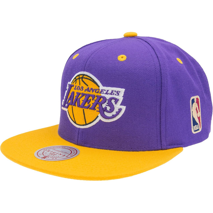 Кепка Mitchell & Ness NBA Lakers Snapback, Lila/Gelb (Універсальний розмір)