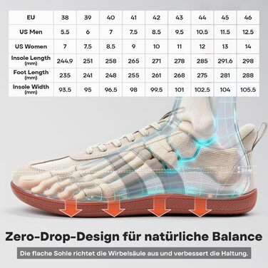 Кросівки-босоніжки Sosenfer Barfußschuhe унісекс, slip-on з широким носком та сіткою, хакі, 44 EU