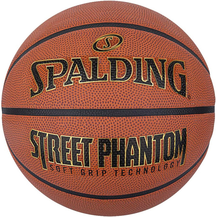 Баскетбольний м'яч Spalding Street Phantom, розмір 7, помаранчевий, для вулиці, гума