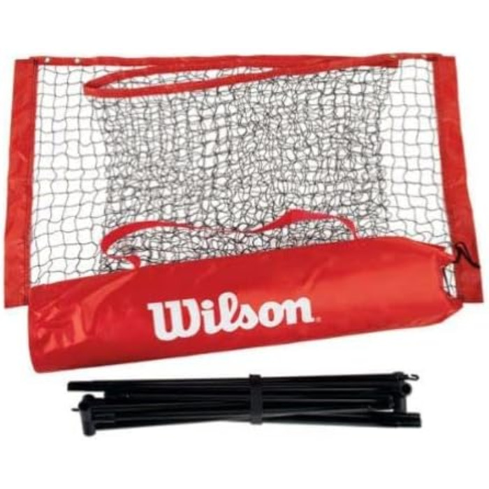 Тенісна сітка Wilson EZ 5,5 м для корту, міцна, легка установка