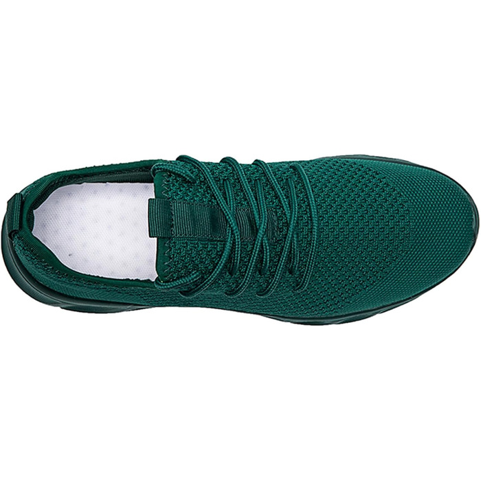 Чоловічі кросівки для ходьби, бігу та занять спортом. Легкі, дихаючі, для залу та вулиці. Модель 46 EU, темно-зелені