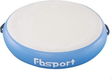 Надувний гімнастичний ролик FBSPORT Airspot 10/20/30 см висота, 70/100/140 см діаметр, з насосом, мат для акробатики та тренувань