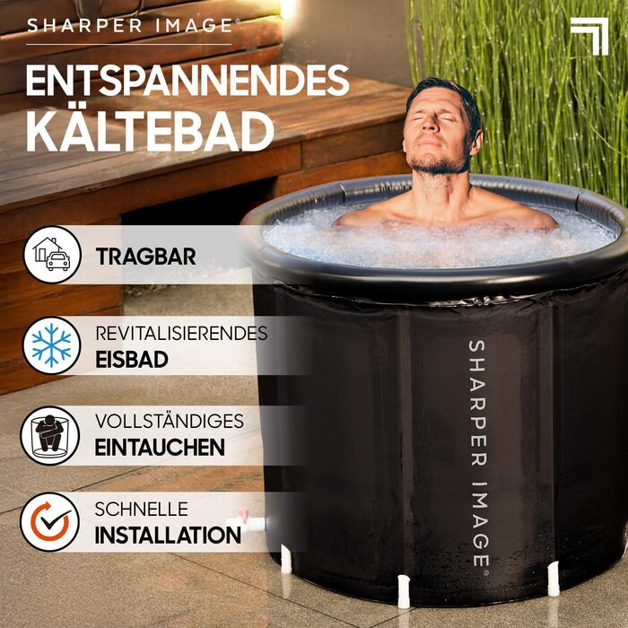 Шарпер Імедж - Мобільне Відро для Льоду: Відновлення, Розслаблення та Енергія