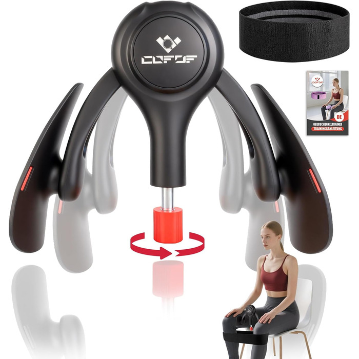 Тренування тазового дна Oberschenkeltrainer: багатофункціональний тренажер сідниць з еластичними гумками, для дому, йога