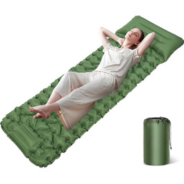 Саморозгортальний килимок для кемпінгу TVWVT, ультралегкий, з ножною помпою