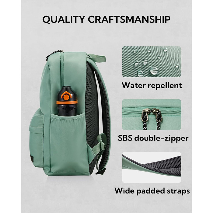 WATERFLY 20L легкий рюкзак для школи та подорожей з відділенням для ноутбука, унісекс, для роботи, спорту, туризму та подорожей