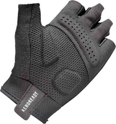 Рукавиці для тренувань Adidas Essential Aeroready (XS, Білі) - вологовідвідні, з м'якою шкіряною долонею