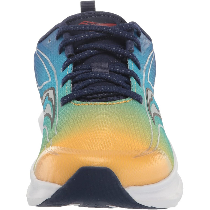 Кросівки Saucony Kinvara 13 для дівчаток та хлопчиків (синьо-жовті, 10.5 US Big Kid)