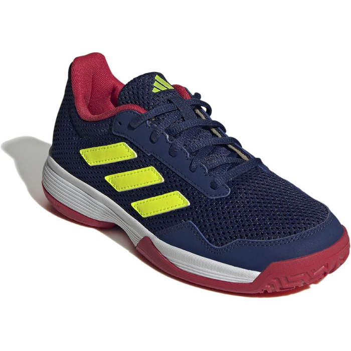 Дитячі тенісні кросівки adidas Gamespec Kids, синьо-лимонного кольору, розмір 33 EU