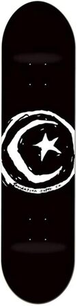 Скейтборд дека Foundation Star & Moon чорна 8 дюймів