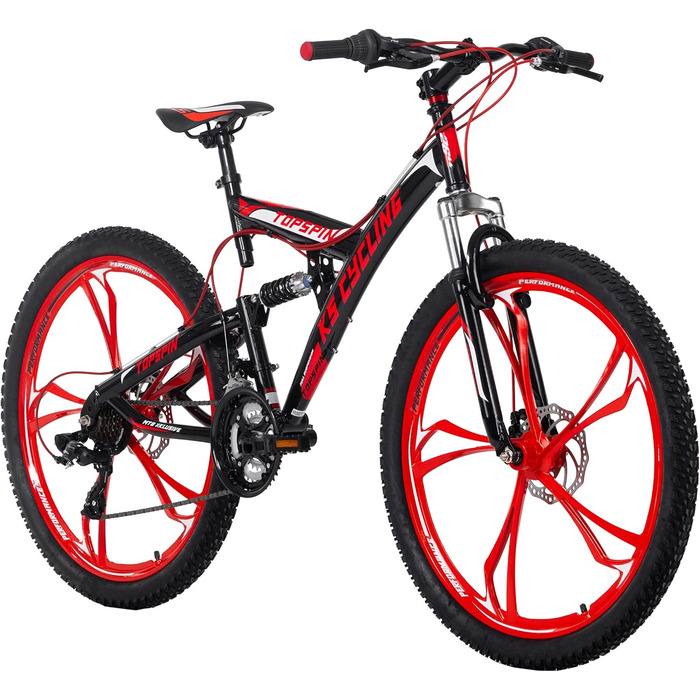 Гірський велосипед KS Cycling Fully 26'' Topspin