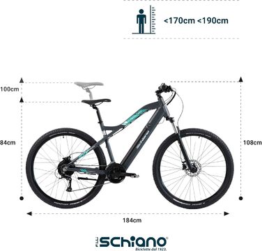 Електровелосипед F.lli Schiano E-Mercury 29