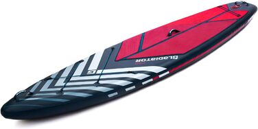 Надувна SUP-дошка Gladiator Pro 12'6 для турингу з аксесуарами – для початківців та досвідчених, Campsup