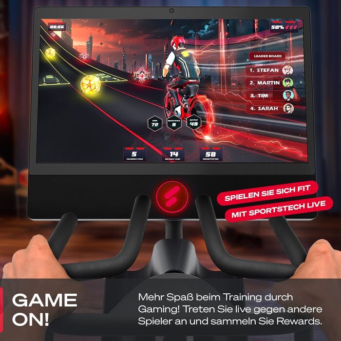 Спортивний велотренажер Sportstech з 21.5