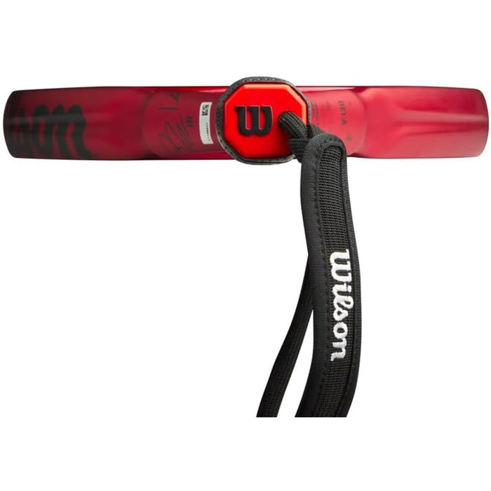 Дитяча падельна ракетка Wilson Bela Junior V2, скловолокно/EVA, червона/чорна, 4'