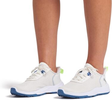Жіноче golf-взуття PUMA Ignite Elevate X - кросівки для гольфу (38 EU, білий/блакитний)