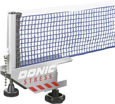 Мережа для настільного тенісу Donic Stress ITTF сертифікована, сталева конструкція, блакитна, для змагань