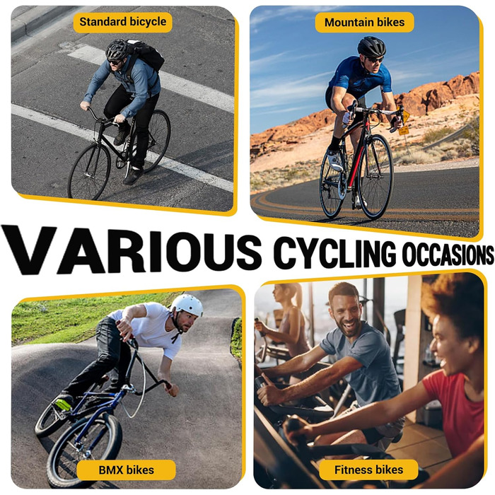 Зручний велосипедний сідло для чоловіків та жінок: широке, м'яке, гелеве, ергономічне. Підходить для MTB, Trekking, шосе, велотренажера, E-Bike. 27x16 см